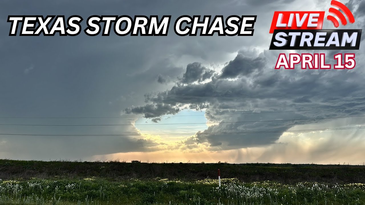 LIVE CHASING: Severe Storms in Northwest Texas (4/15) {J}