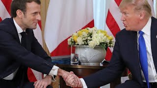 Trump, Macron Clash at NATO