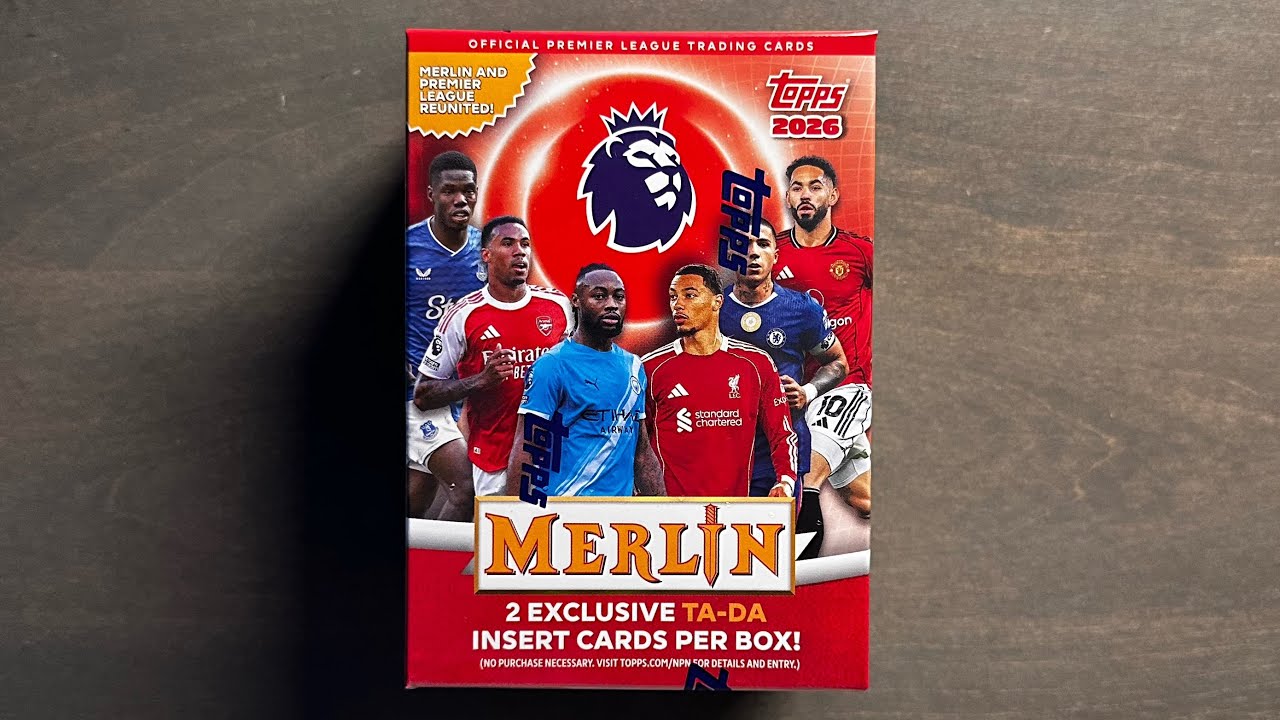 Merlin EPL is Back! 2025/26 Topps Merlin Premier League Value Box