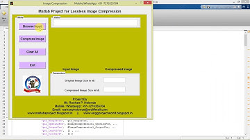 Image Compression Using Matlab Project Code