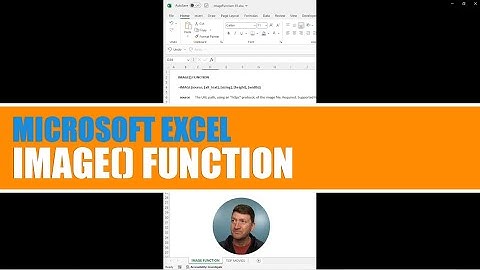 How to use Excels New IMAGE Function