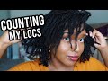 Counting My Locs | Medium Size Locs with Fine Hair