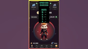 Hamster Kombat Daily Cipher Code 28 August 2024 #youtubeshorts #cryptocurrency #crypto