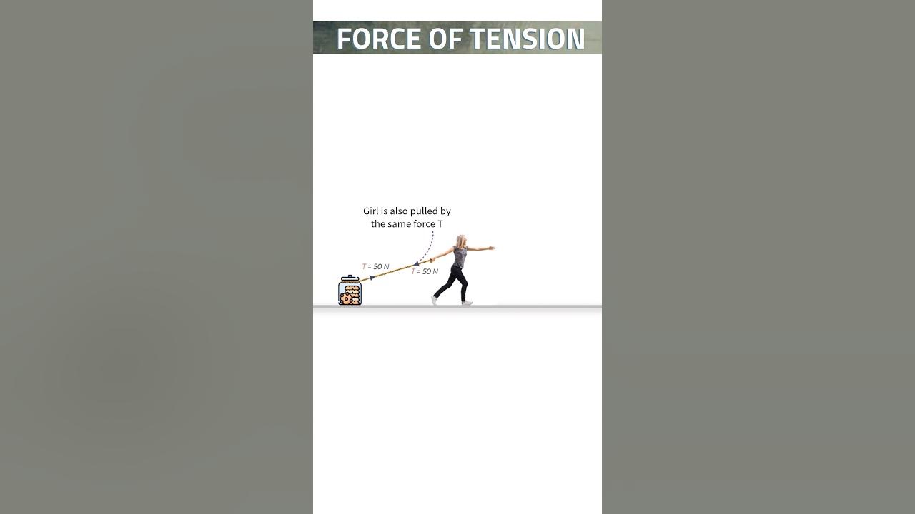 🧲What is the Direction of Tension force?⛓️Tension Force Physics Class