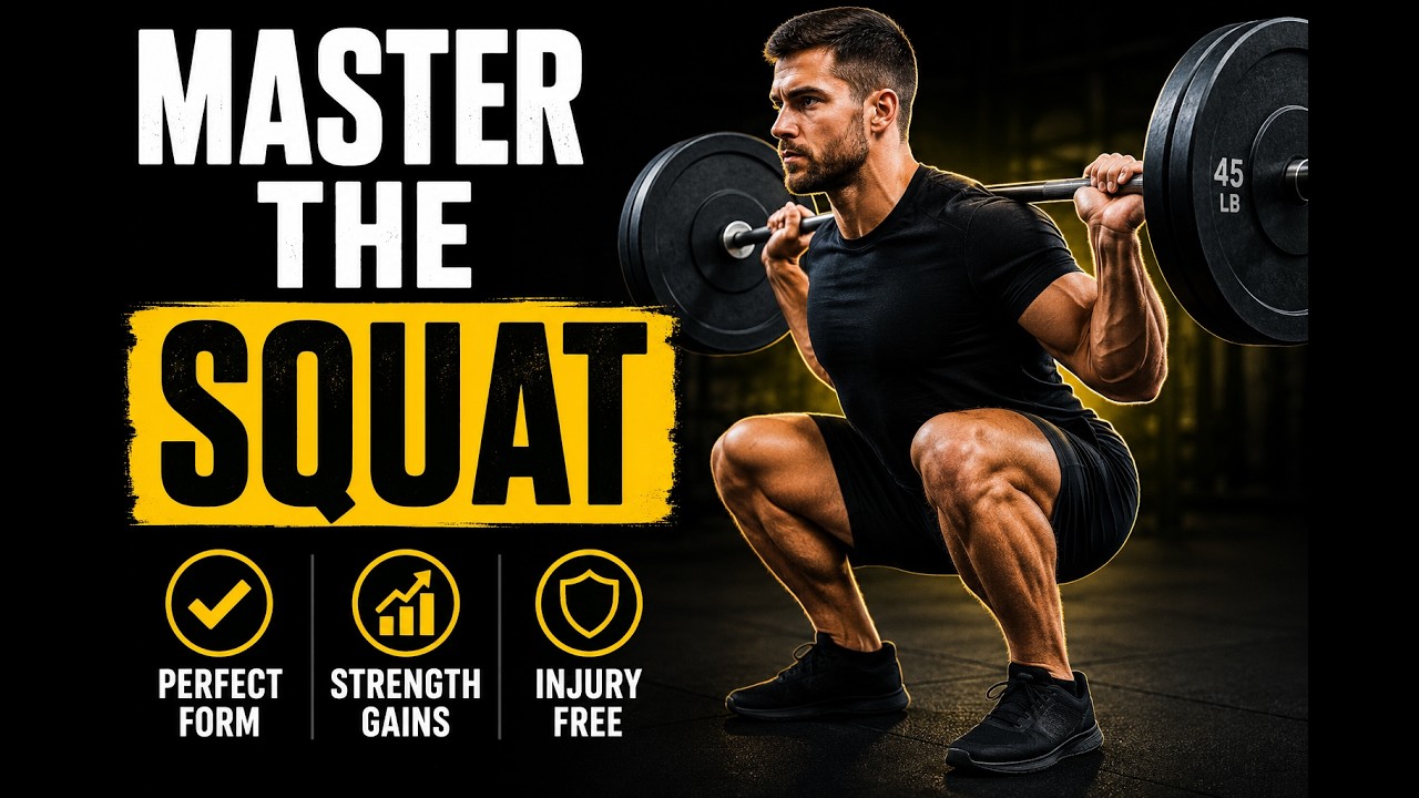 Mastering the Squat: Perfect Form, Strength Gains & Injury-Free Progress