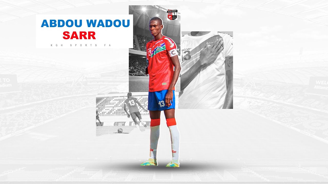 Abdou Wadou Sarr ● Right Center Back ●  KGH Sports FA ● Gambia U17 WAFU Highlights