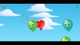 kids balloon pop games screenshot 2