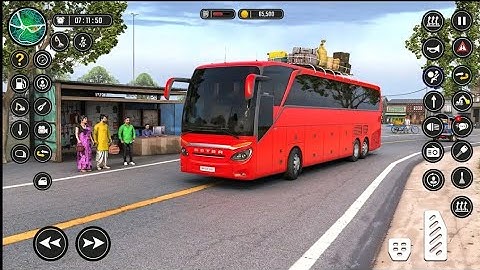 Offroad Coach Bus Driving Simulator 3D- Real Uphill Bus Drive 2024 - Android GamePlay