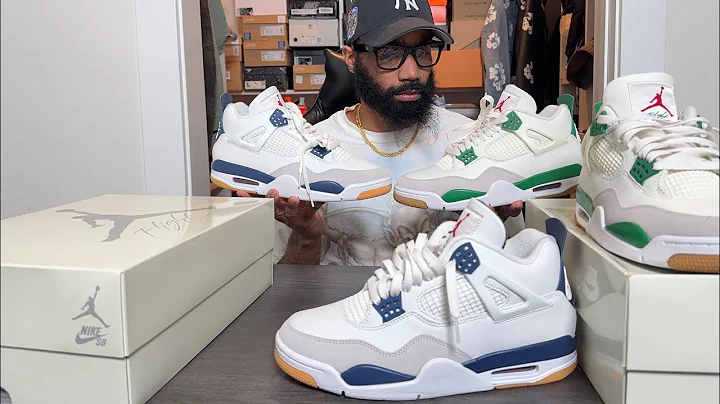 Nike SB Air Jordan 4 Navy On Feet Review