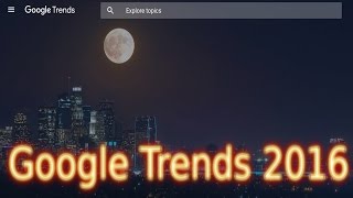 Google Search Trends In Year 2016. Most People Searched These Words In 2016 Qpt