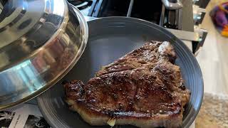 Frying another cowboy steak