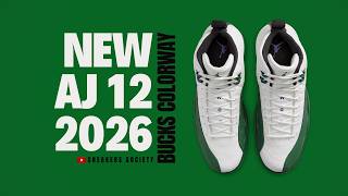 BUCKS 2026 Air Jordan 12 | DETAILED LOOK + PRICE
