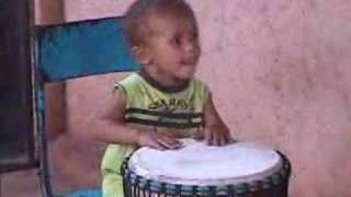 2 Year Old Djembe Drummer... chords