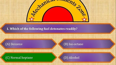 Video 2  - I. C. ENGINE - Most Important Objective Questions with Answers