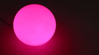 Illuminated Speaker Ball LED Light Ball RGB Color Changing LED Furniture Rechargeable Pool light