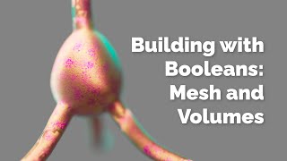Modelling with booleans: mesh and volumes