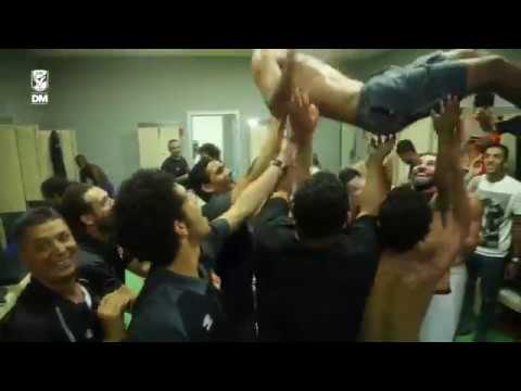 فرحة لاعبي الأهلي بعد التتويج بلقب الدوري ال ٤١