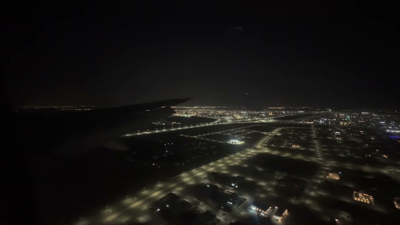 Etihad Airways (Airhub) Airbus A320-232 Landing at Abu Dhabi from Lahore Engine Shutdown 