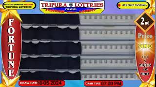 Tripura Fortune Lottery Live Evening Draw On 18-05-2024 At 07:00 PM Live From Agartala.