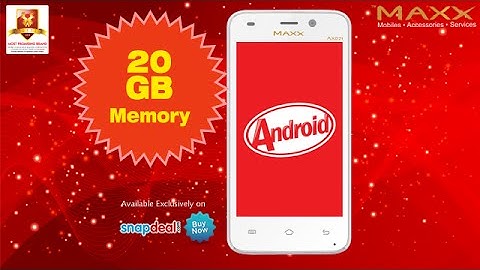 MaxxMobile AXD21 MSD7 Smarty