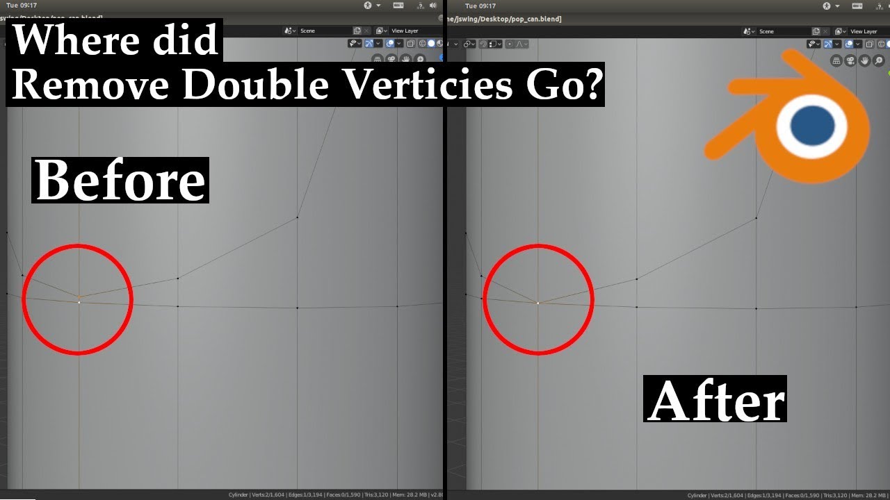 Did Double Verticies in 2.8? - YouTube