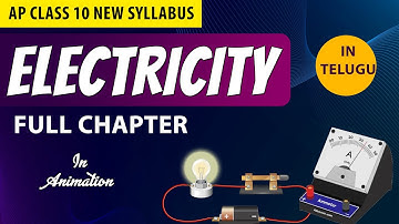 Electricity Full chapter class 10 in animation | CBSE | AP & TS Syllabus