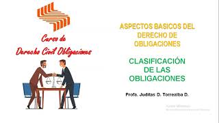 TEMA V DERECHO CIVIL OBLIGACIONES