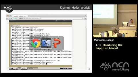 Rappture Bootcamp 1.1: Introducing the Rappture Toolkit