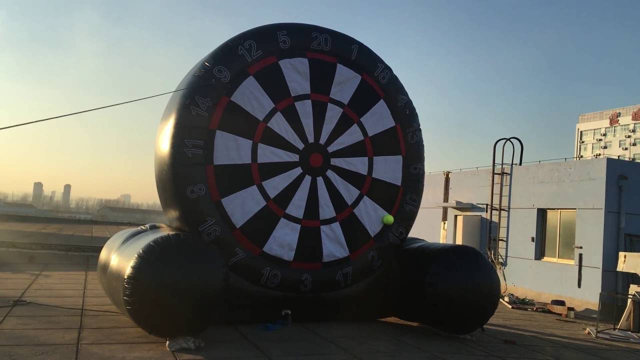 inflatable football dart boards  dart board customized games inflatable darts board game pieces