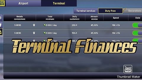 How to: Check Terminal Finances | Airport Simulator Tycoon: First Class