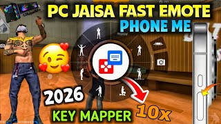 Key Mapper App: PC Jaisa Fast Emote 🔥 Volume Button Trick (2026)  screenshot 5