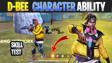 D Bee Character Ability - Free Fire D Bee Character skill test