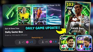 Daily Game Box Epic Update Is Coming Soon 😱 eFootball 2026™ screenshot 1