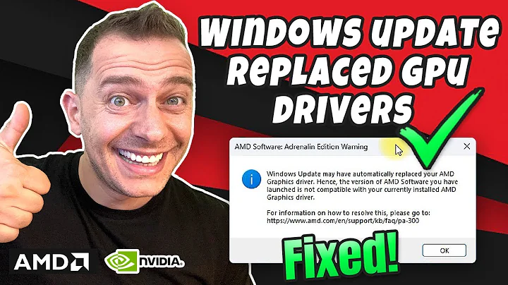 Fixed! Windows Update Replaced AMD Graphics Driver (Adrenalin Warning) - DayDayNews