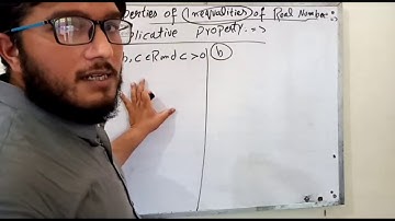 Mathematics Of 9th Class Chapter 2 ( Properties of Equality And Inequality of Real Numbers)