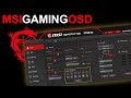 Cowcot tv prsentation logiciel msi gaming osd