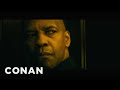 Denzel Washington Tries Hard Suspense