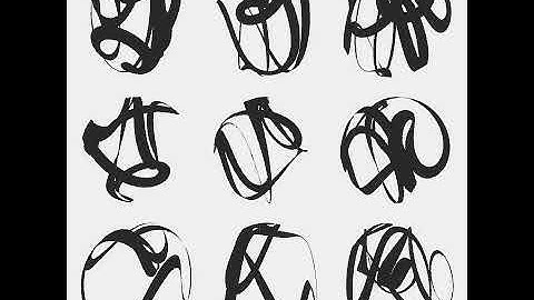 Tangled line. Draw by openFrameworks