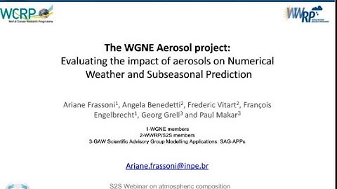 [S2S Webinar Series] Atmospheric composition_March 2021