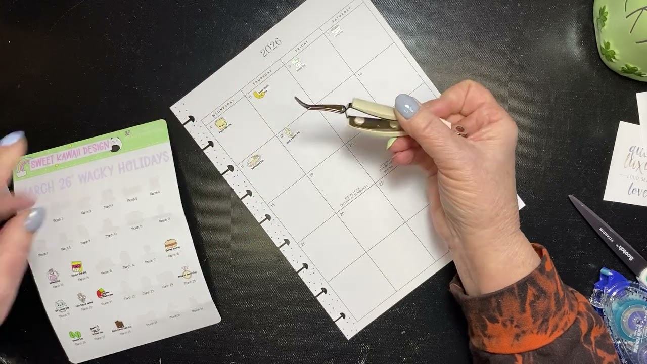 Happy Planner March Monthly