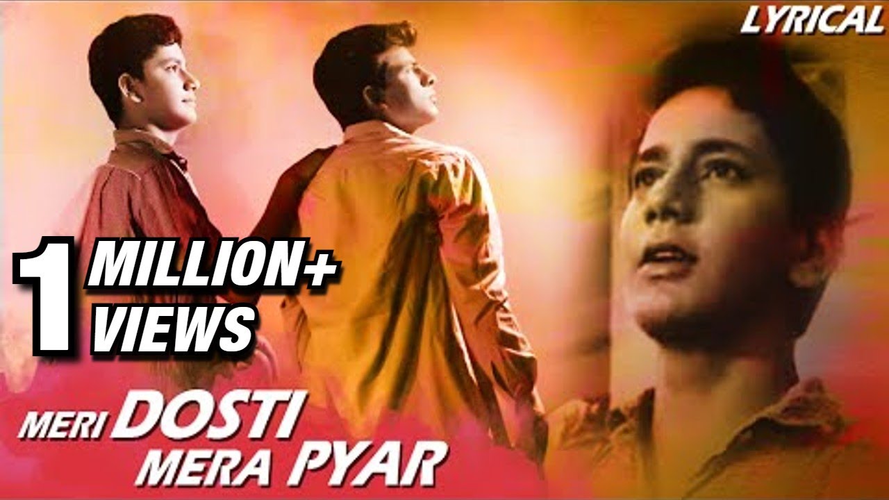 Meri Dosti Mera Pyar Full Song With Lyrics  Dosti  Mohammad Rafi Hit Songs