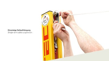 Funtec Beachvolleyball net posts and net installation