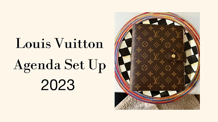 Louis Vuitton Large Ring Agenda GM set up for 2023...