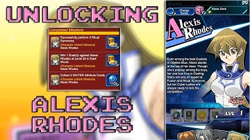 Yu-Gi-Oh! DUEL LINKS: Unlocking Alexis Rhodes - GX Series