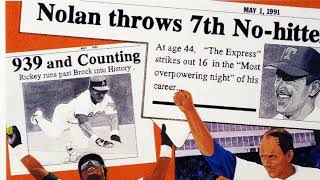 Nolan Ryan's 7th No Hitter - 5/1/91 - last batter Roberto Alomar