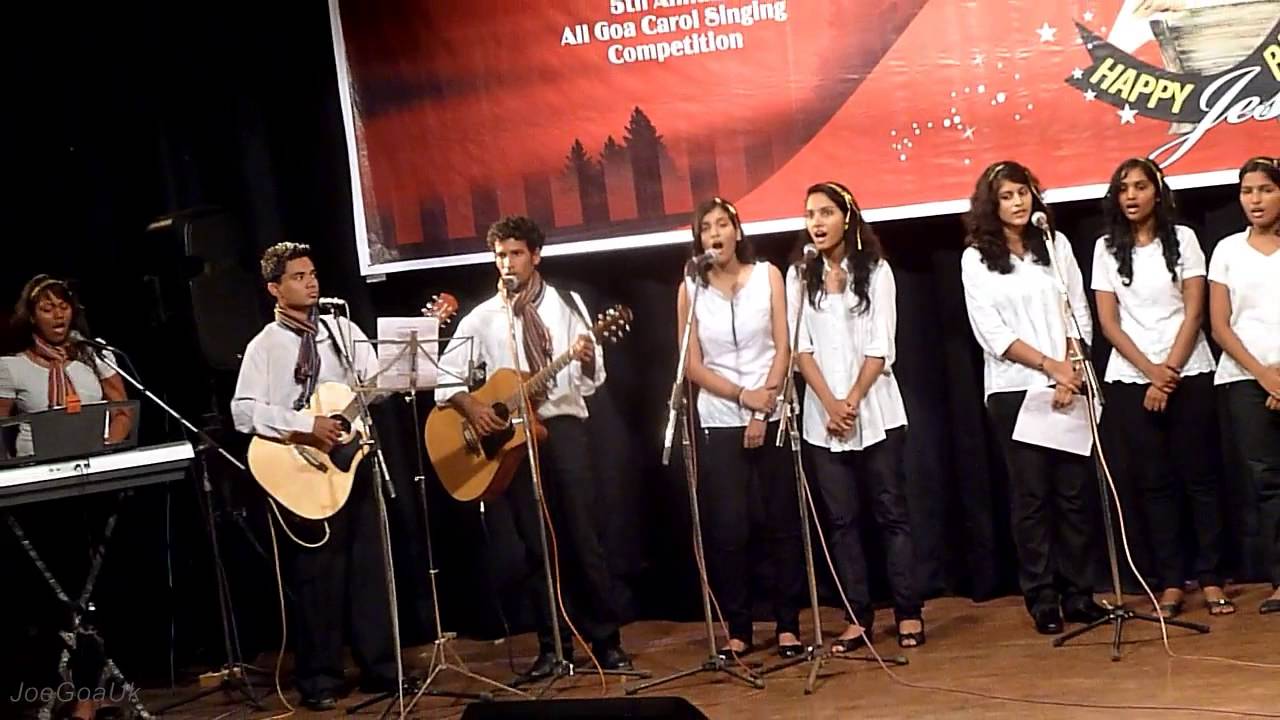 Image result for christmas carols singing goa