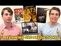 Cringing at Old Oscar Predictions