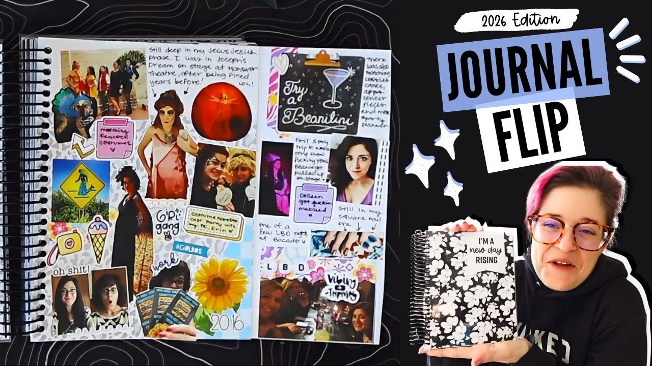 2026 Journal Flip with Lights Planner Action - YouTube