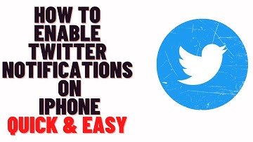 how to enable twitter notifications on iphone