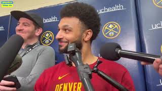 Jamal Murray about his $100,000 fine for throwing objects onto the court in game 2 vs T.Wolves